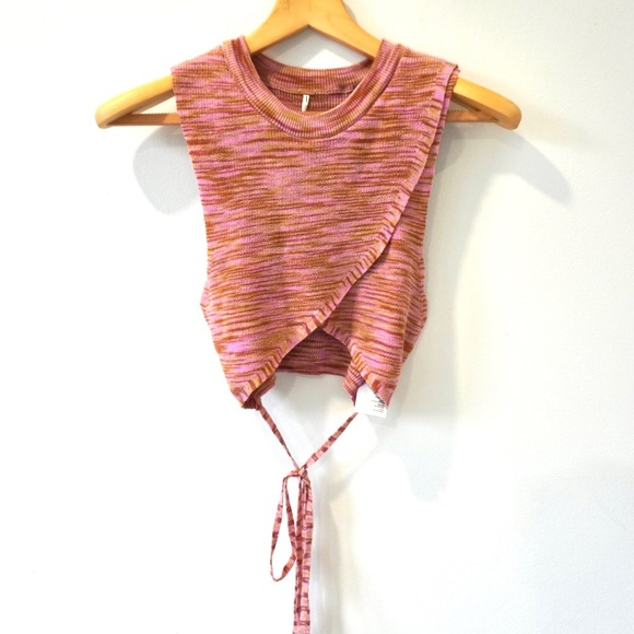 FREE PEOPLE KNOT LACE UP DROP NWOT a SMALL - Picture 2 of 8